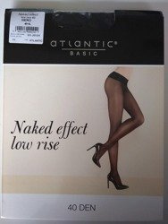 BLT-002 Rajstopy Naked Effect Low Rise  (40 DEN) Nero